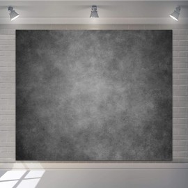 Professional Abstract Grey Backdrop Photography for Portrait Photo Booth Props Retro Gray Solid Color Gradient Backdrop Kids Newborn Baby Shower Pregnant Portrait Studio Background 10x8ft Polyester
