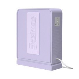 BESTRANS 1000W Step Up Transformer 110v to 220v Converter, Heavy Duty Voltage Converter 110v-120v to 220v-240v with Dual Outlets, Overload Protection & Ultra-Quiet for Home Appliances, Light Purple