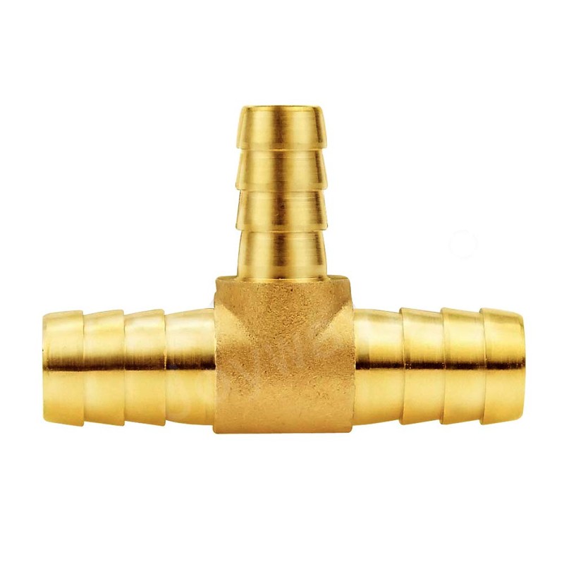 Joywayus 1/2"x3/8"x1/2" ID Hose Reduce Barb Tee 3 Way Union