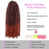 Marley Twist BraidIng Hair, Cuban Twist, 18 In,8 Packs,1B/350