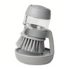 TOMVAES Pot Brush with Soap Dispenser, Soap Dispensing Palm Brush,
