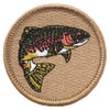 Rainbow Trout Patrol Patch - 2" Round!