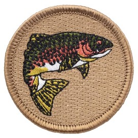 Rainbow Trout Patrol Patch - 2" Round!