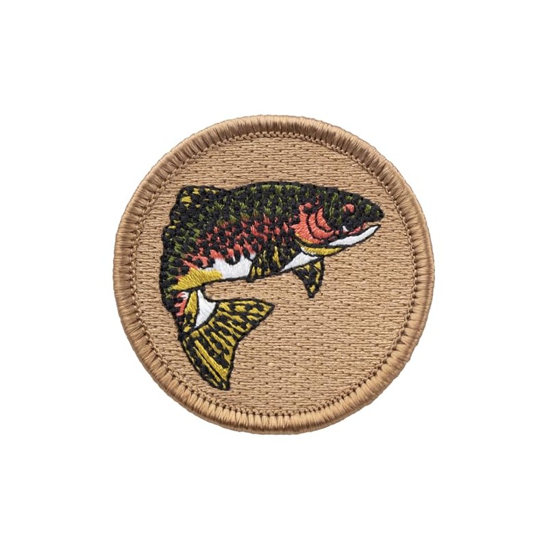Rainbow Trout Patrol Patch - 2" Round!
