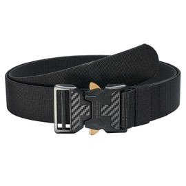 BELTER Mens Elasticated Belt Quick Release Tactical Belt, Stretch Belts Military Work Web Hiking Belt 1.5 inch Wide