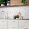 SUNWINGS 5-Sheet Peel and Stick Mosaic Natural 3D Stone Self