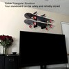 Skateboard Racks, Acrylic Wall Mount, 3-Layer Skateboard Holder, Snowboard Display