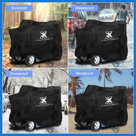 VekAuto 3 or 4 Wheel Mobility Scooter Cover Waterproof Sun Rain Wind Protection for Motorcycle Scooter Auto Accessories