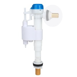 Premium Universal Toilet Fill Valve – Dual Inlet (Bottom/Side Entry) – Adjustable 206-296mm – Leak-Proof Design with Brass Threads & Rubber Seals