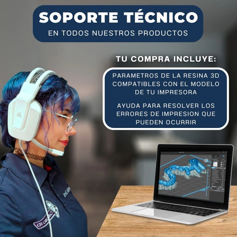 Impresora 3d Resina Calcinable Para Joyeria 3dmaterials 1kg