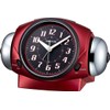 RHYTHM 8RA646SR01 Alarm Clock, Continuous Second Hand, Loud Bell, Alarm,