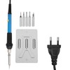 7Pcs Electric Soldering Iron Set Adjustable Temperature Wood Carving Welding