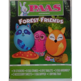 PAAS Easter Egg Coloring and Decorating Kit, Your Choice of Kit! - Forest Friends