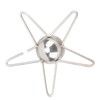 Coffee Cooling Tool with Reusable Metal Ice Sphere Stainless Steel