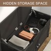 ChooChoo Shoe Storage Bench with Lift Top Storage, Entryway Bench