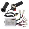 24V 500W Brush Controller with LCD Display Electric Quantity Throttle