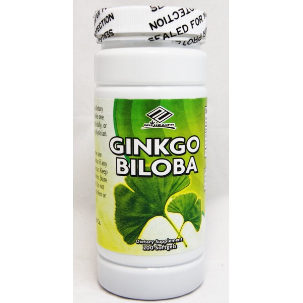 NU-Health Ginkgo Biloba 60 Mg 200 Softgels