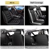 IKABEVEM Car Seat Covers 2 Front Seat Fit for Honda