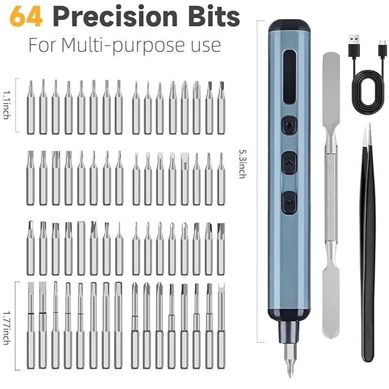 68 In 1 Electric Screwdriver Set, PrecisionScrewdriver Set, Summer Cift,Rechargeable