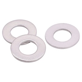 1/4 inch (50 pcs) Stainless Steel Flat Washers, 304 Stainless Steel 18/8 Large Series Plain Washers, Wide Type, ASME/ANSI B18.22.1(USS)