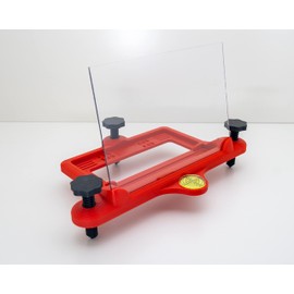 Adjustable Alignment & Leveling Dock Stand for Flightscope Mevo Plus (Mevo+) w/Ball-Ricochet Protection Red