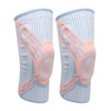 1 Pair Knee Brace Thickened Pads Breathable Mesh Silicone Spring