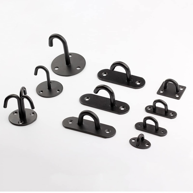 MACHSWON Stainless Steel Hook 46.5mm,U-Shaped Hook Heavy Duty Ceiling Hooks,