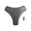 Door Knob Gray Handle Replaces Electrolux-ELS, LaundryLux, Wascator Wascomat Washer