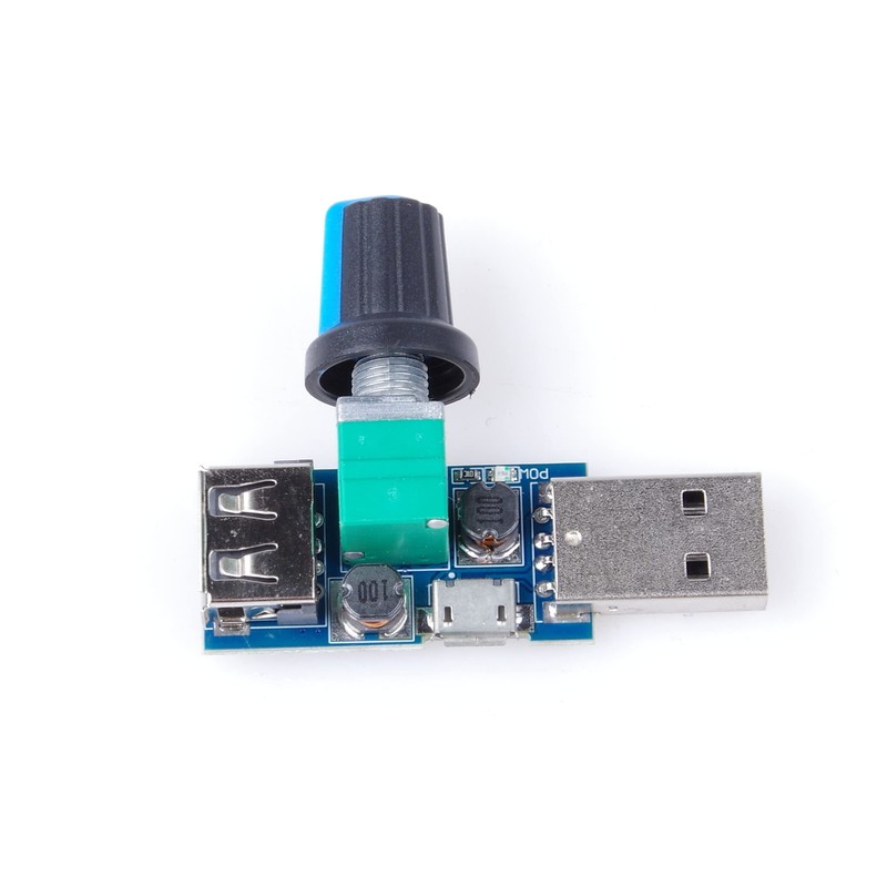 KNACRO 5W Mini USB Fan Air Volume Speed Stepless Governor Module