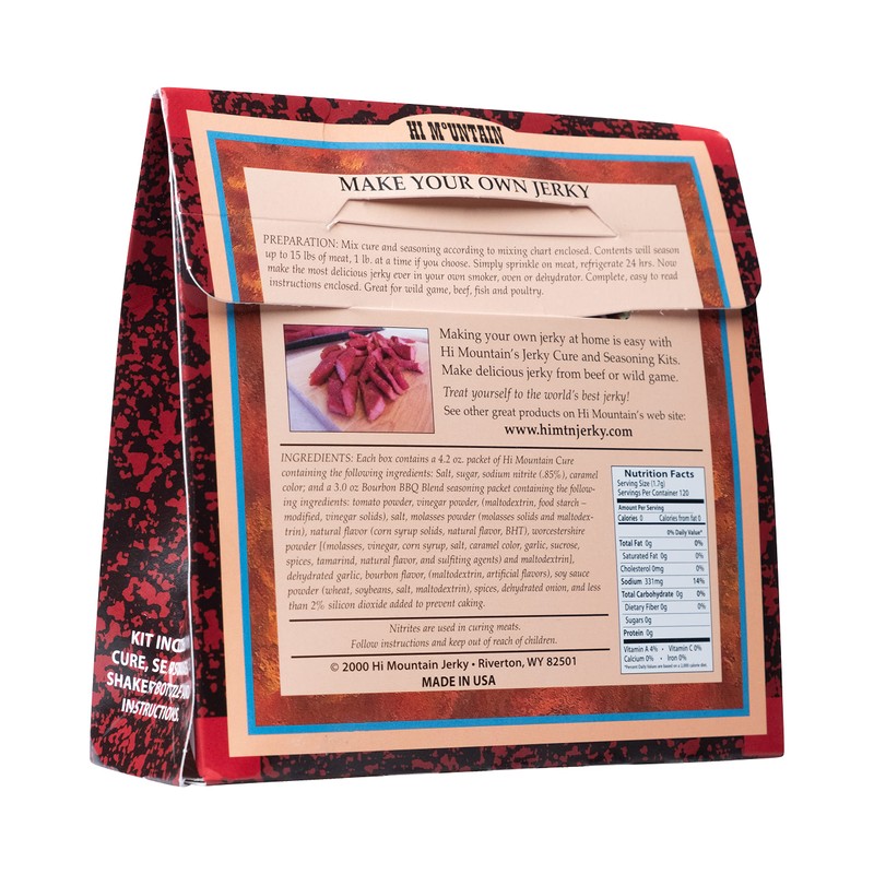 Hi Mountain Jerky Seasoning and Cure Kit | BOURBON BBQ