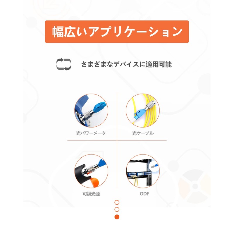 Adapter FC-LC Converter Connector Fiber Optic Cable FC Male to