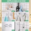 lankai Pack of 6 Suction Cup Hooks, Suction Cup Hooks,