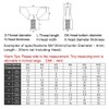 BOZONLI Butterfly Wing Screws Thumb Screws Wing Bolts Stainless Steel,