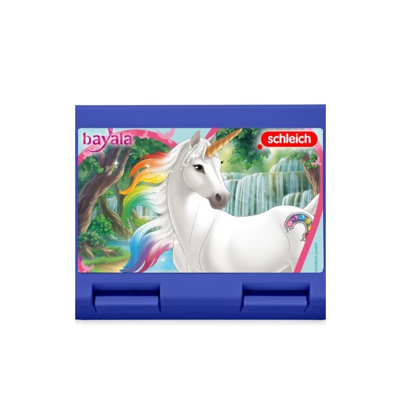 Spreadshirt Schleich bayala Rainbow Unicorn Lunchbox, One Size, Royal Blue