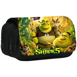 JXBBAAC Shrek Pencil Case Large Capacity Pencil Case 3D Print Kids Pencil Case Boy Girl Pencil Case for Teen Gift, Green, Garment bag