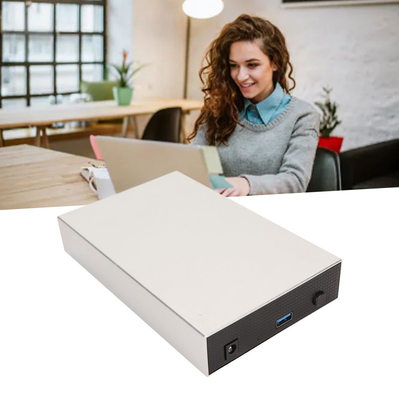 3.5 Inch External Hard Drive Enclosure Aluminum Alloy USB3.0 To