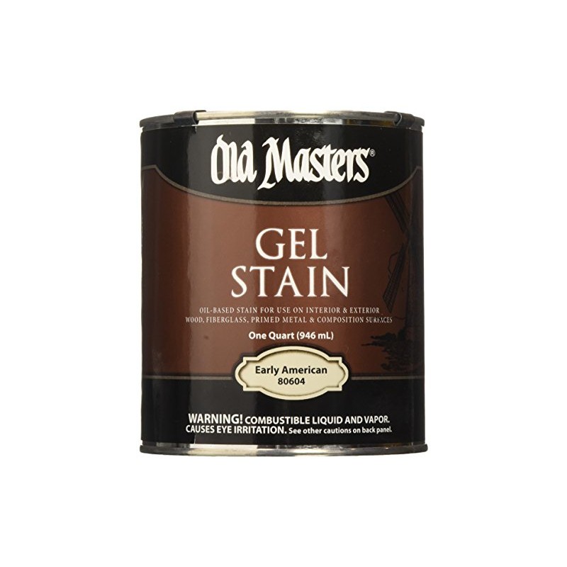 Old Masters 80604 Gel Stain, 1 Quart, Early American, 32
