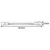 TONE HPM45-1415 Long Glasses Wrench (45°) Double Side Width 0.6