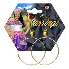 Gipsy Earrings Gipsy Jewellery for Fancy Dress Costumes Accessories Accessory