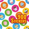 900 Mini Cupcake Reward Dots 10mm Glossy Teacher Reward Stickers