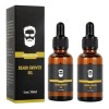 2×aceite Para Barba 5 Ml Para Hacer Crecer La Barba