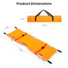 Dyncan 2 Pcs Folding Medical Emergency Stretcher, Portable Aluminum Alloy