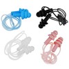 Noise Cancelling Ear Plugs with Cords 4 Pairs, Noise Reduction