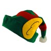 Novelty Giant Santa's Helper Striped Elf Hat With Cloth Ears