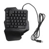 One Handed Gaming Keyboard 35 Keys Portable Gaming Keypad Backlight