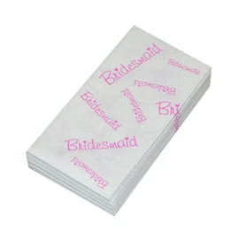Tears of Joy Bridesmaid Design Tissue Pack, 12 Packs of 10 Tissues (X77-12)