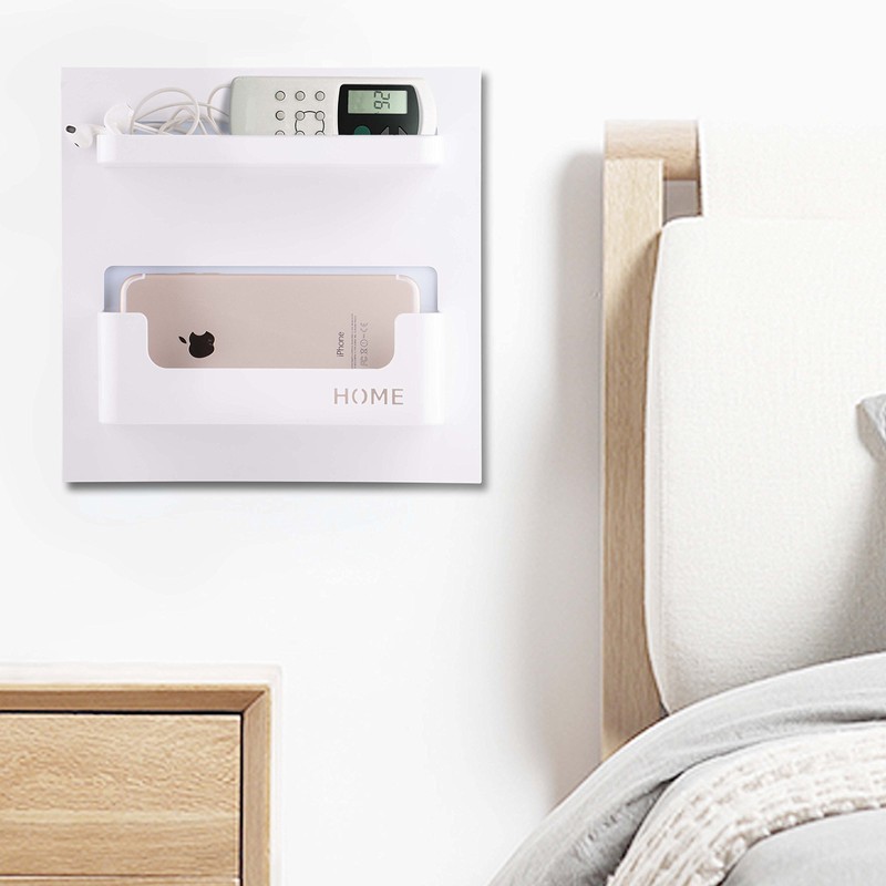 Easy Eco Life 2 tier, Bedside Shelf Accessories Organizer- Wall
