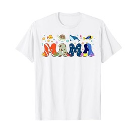 Mama Ocean Sea Animal Birthday Family Matching T-Shirt