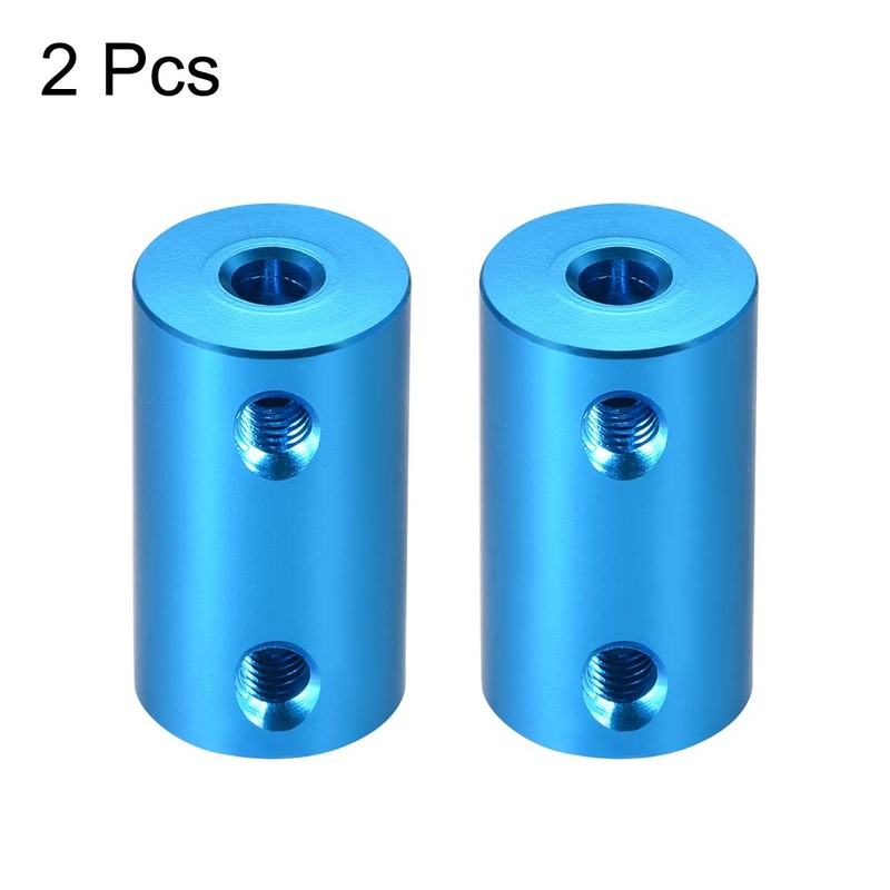 sourcing map 2 Pieces 4 mm to 4 mm Bore
