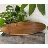 Handmade Hawaiian Hand Made 20" Carved Wooden Surfboard Airbrush Beach